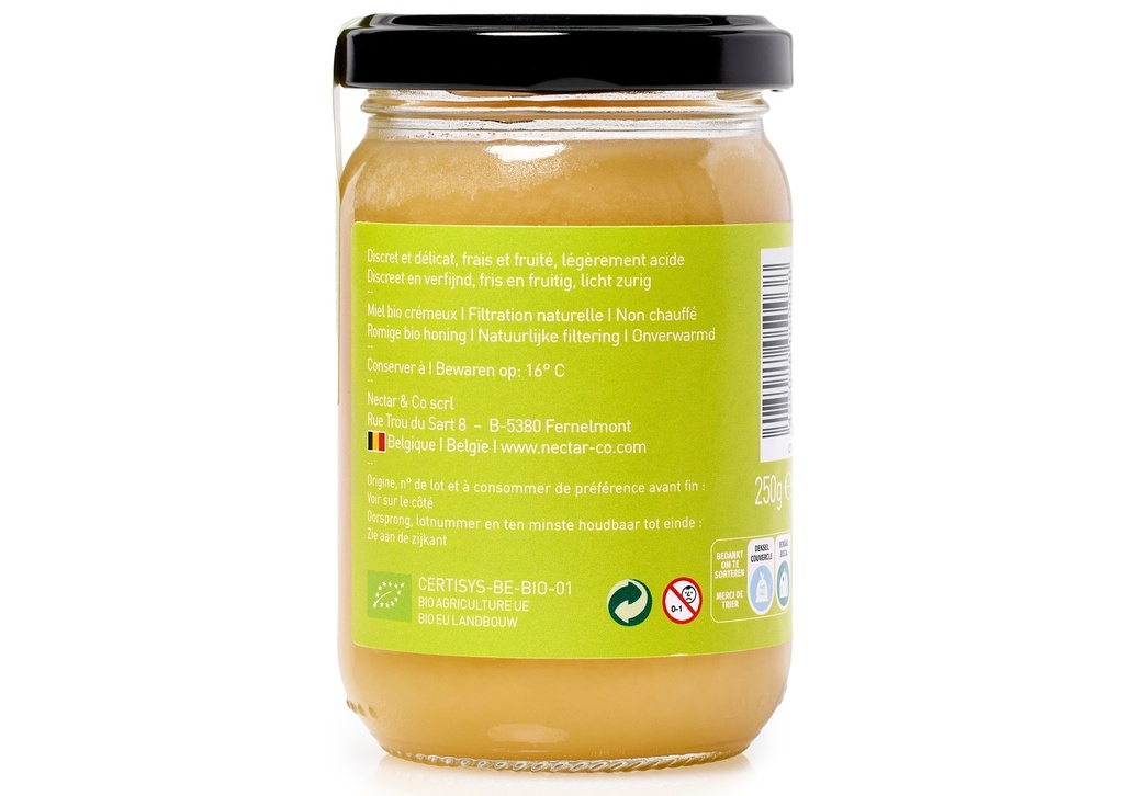 Miel de Fleurs de Bergamote (Bio) - 250 G