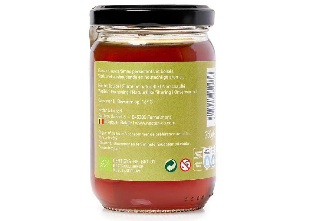 Miel de Fleurs de Châtaignier (Bio) - 250 G