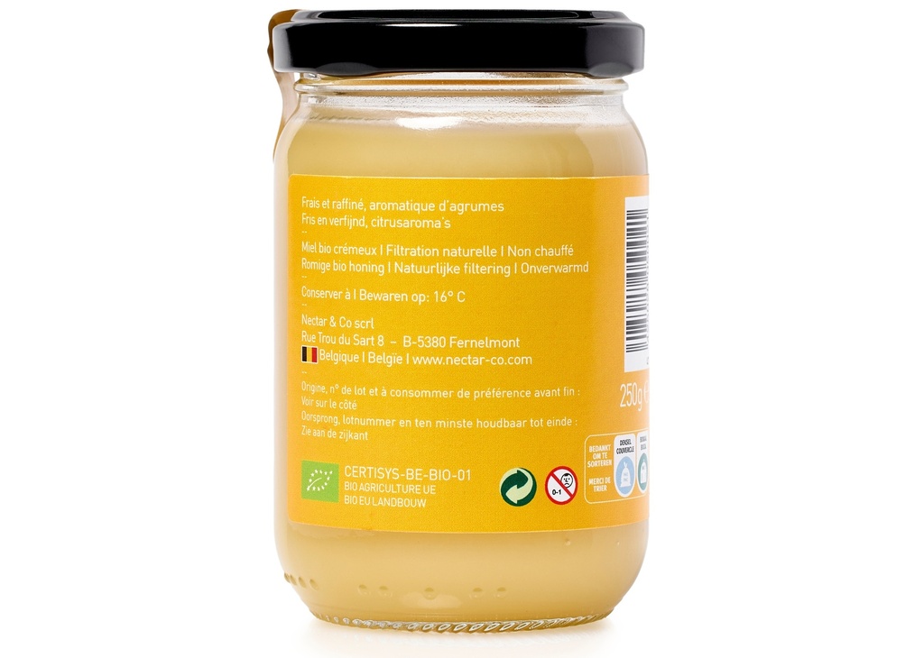 Miel de Fleurs de Citronnier (Bio) - 250 G