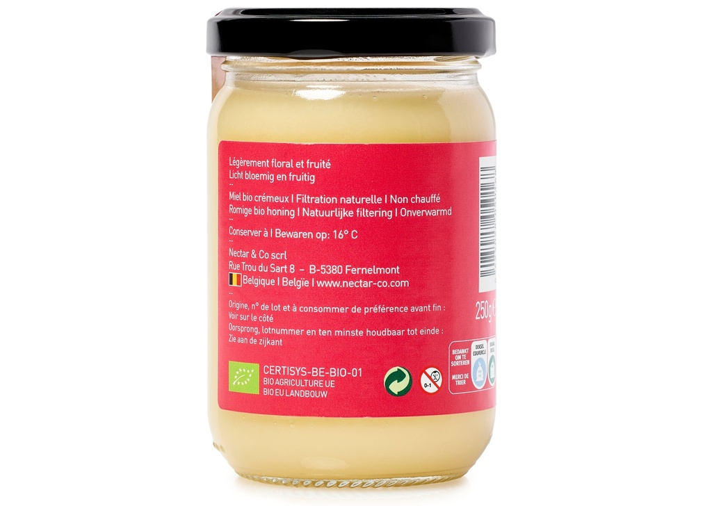 Miel de Fleurs de Sainfoin (Bio) - 250 G