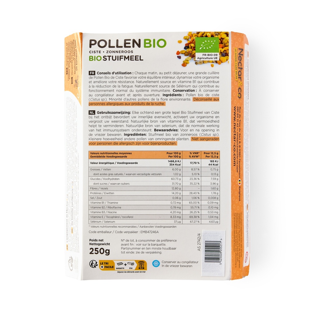 Pollen Ciste (Bio) - 250 G