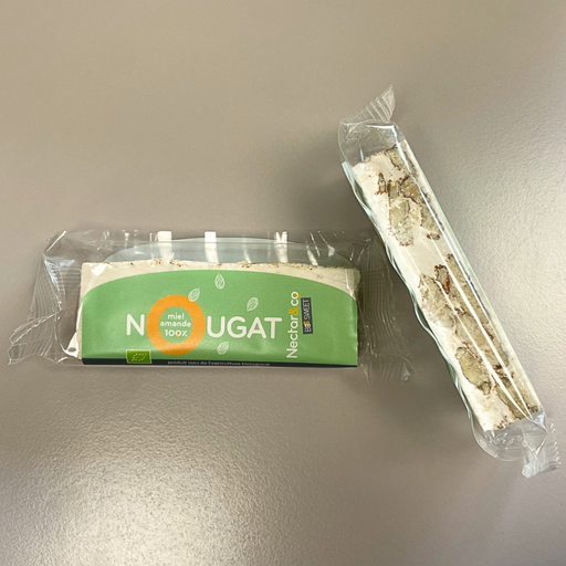 [NOUG] Nougat miel et amandes (bio) - Barre de 50G